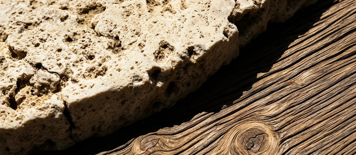 Textural architectural detail