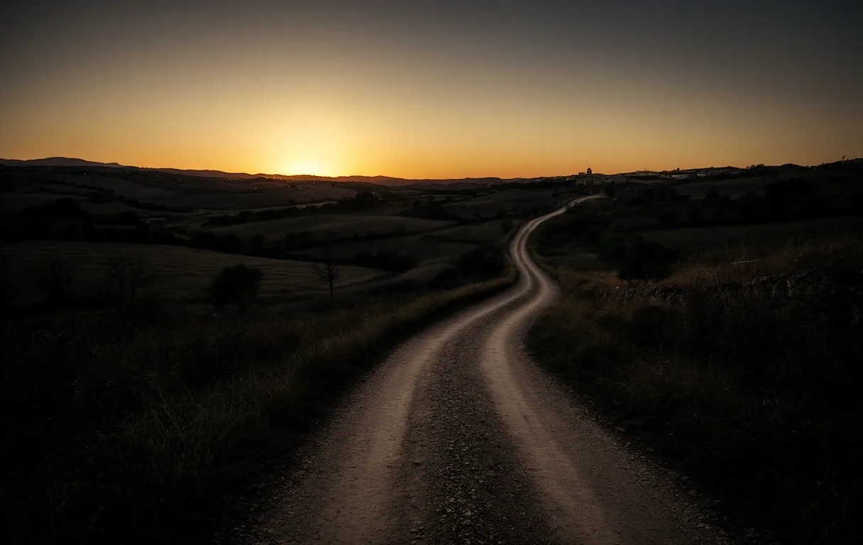 The Camino de Santiago landscape