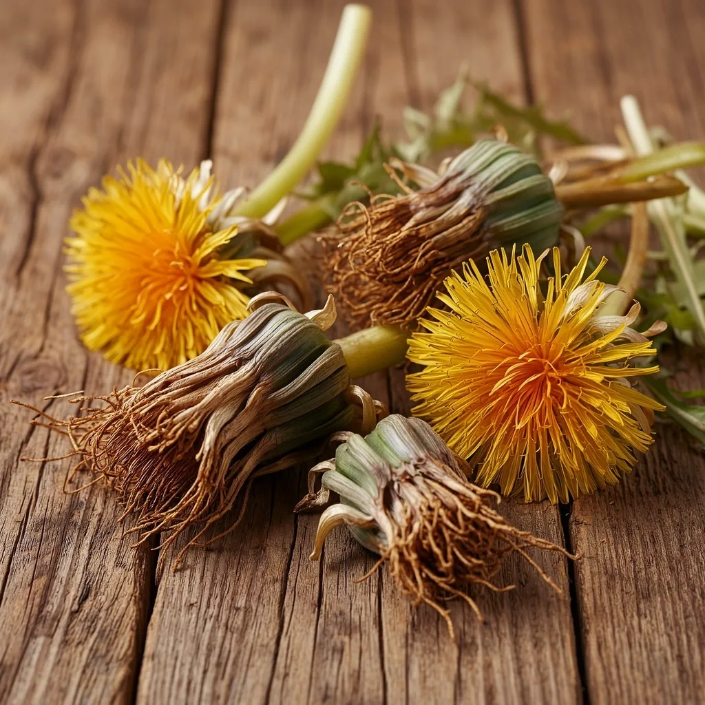 Dried herbal roots