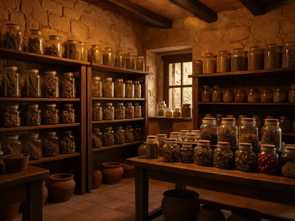Traditional herbalist workshop