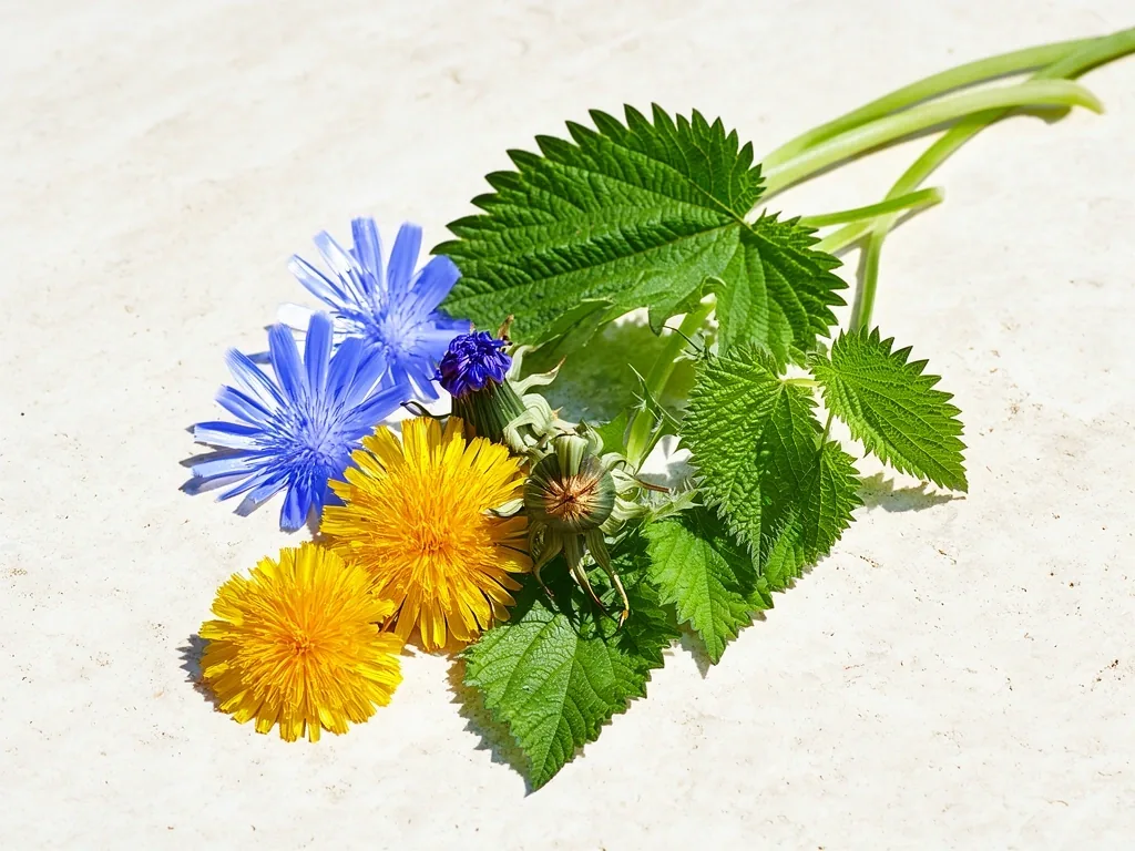Wild greens foraged in Spain